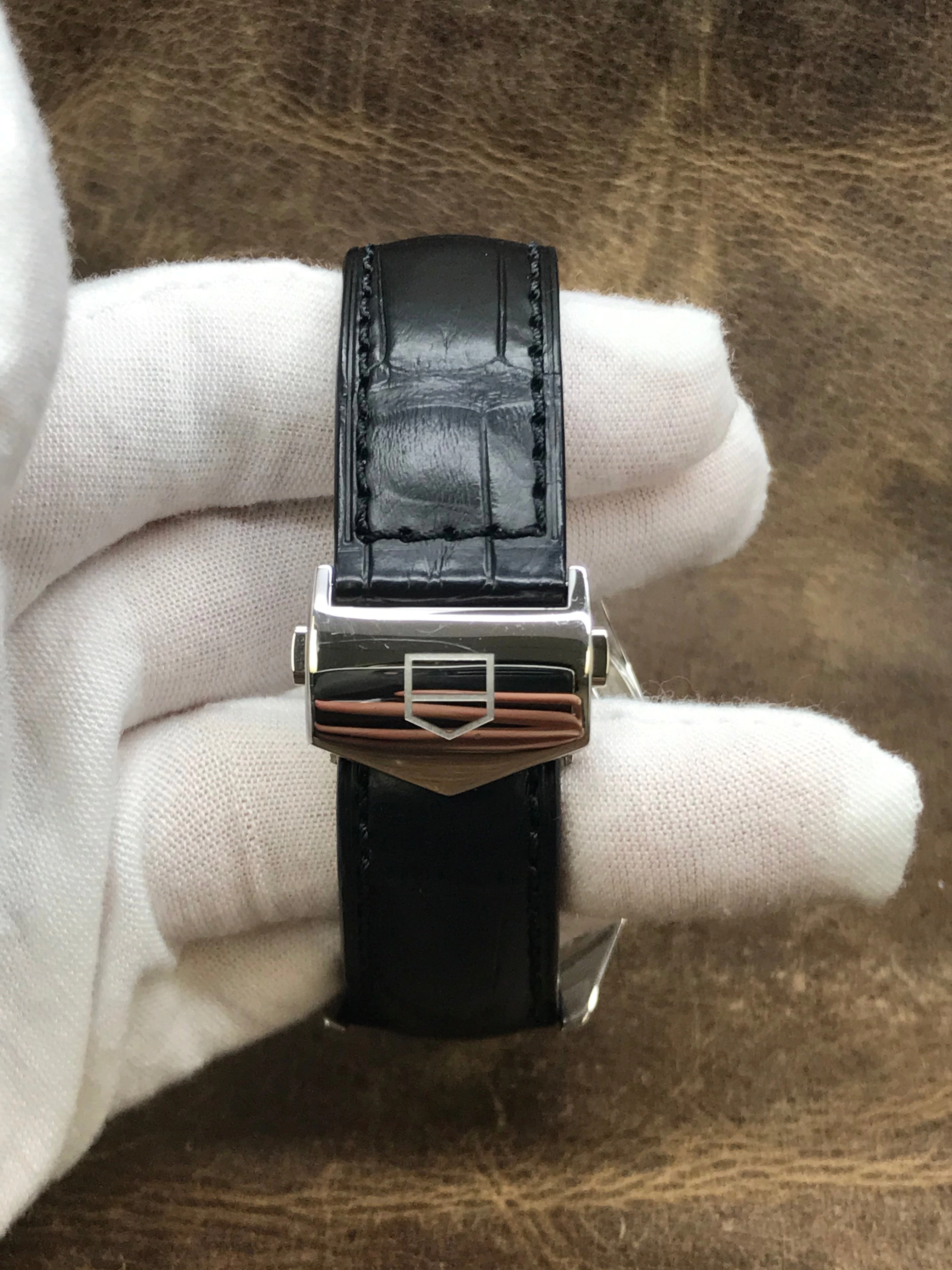 TAG Heuer Carrera Chronograph Calibre 1887 CAR2111-3 Silver Dial Automatic Men's Watch