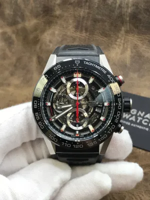 TAG Heuer Carrera Chronograph Calibre HEUER01 CAR2A1Z Black Dial Automatic Men's Watch