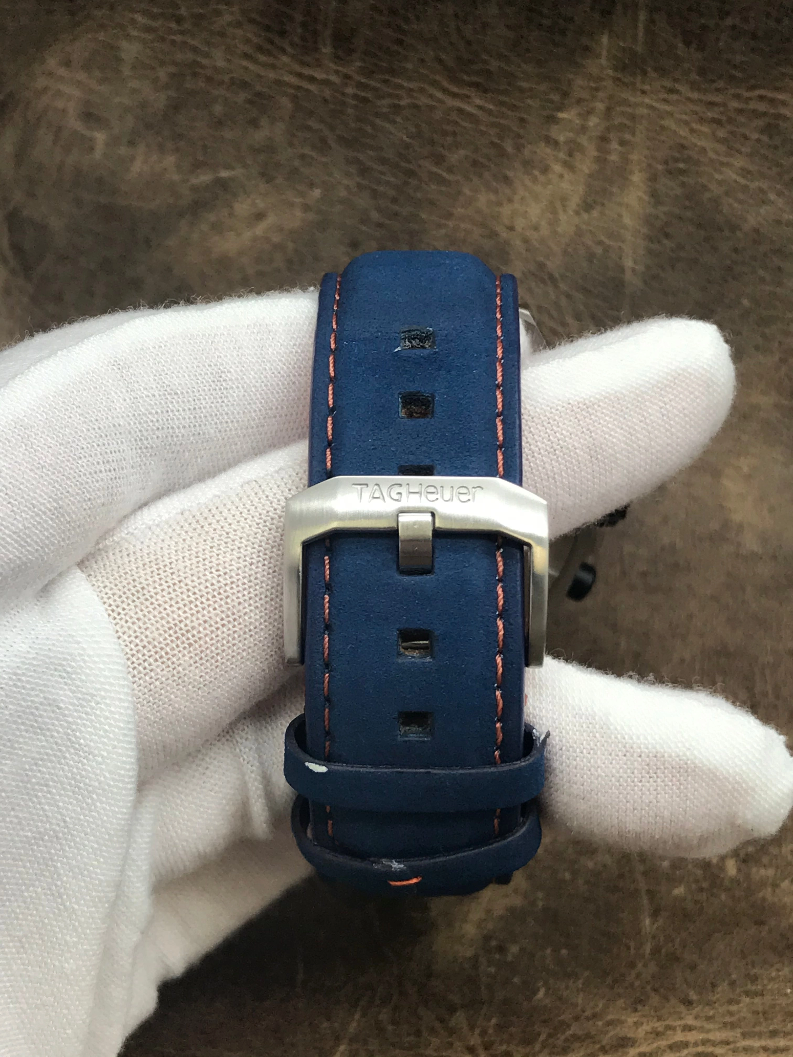 TAG Heuer Formula 1 Gulf Special Edition CAZ101N.FC8243 Blue/Aqua/Orange Dial Quartz Men's Watch