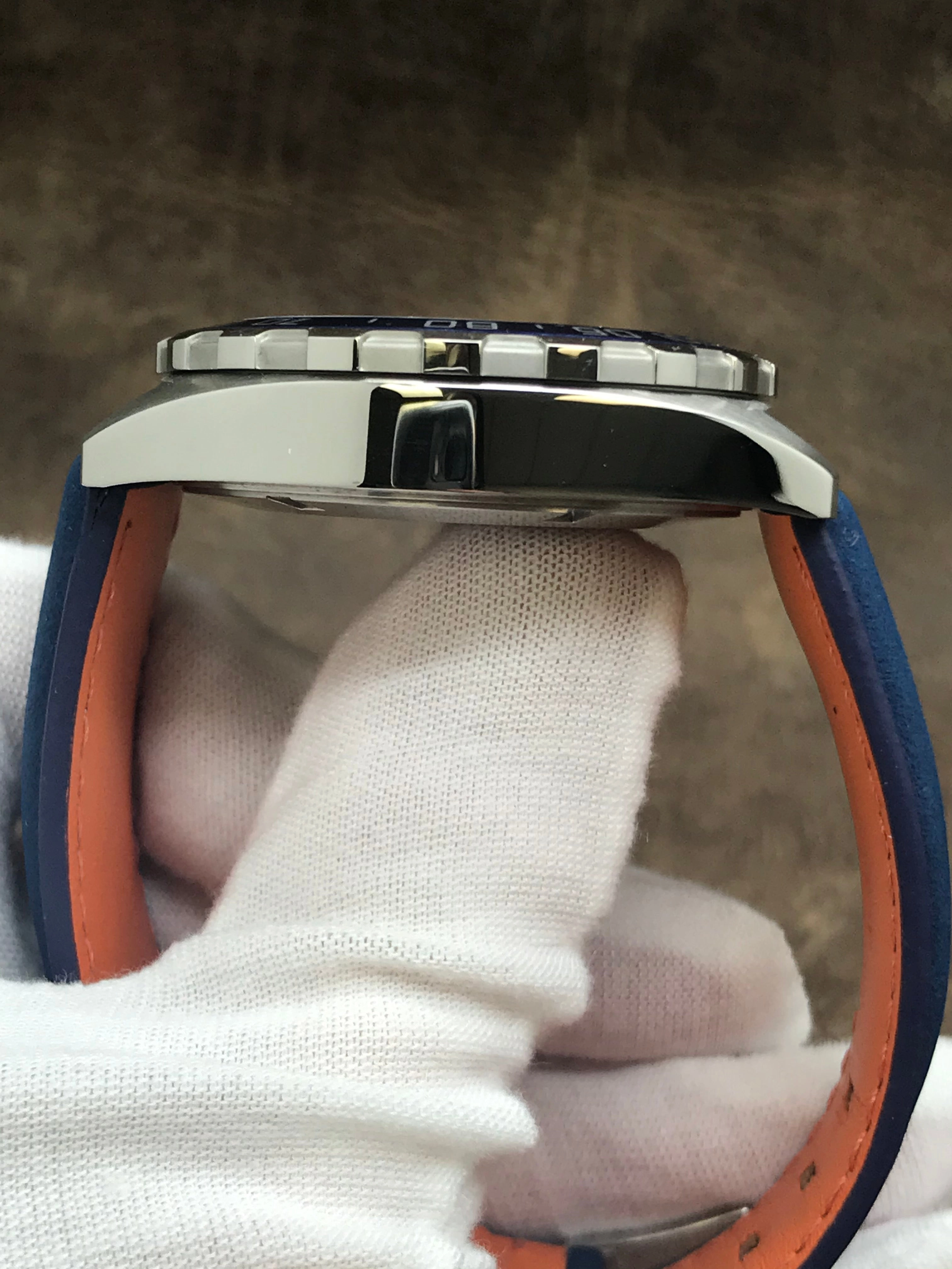 TAG Heuer Formula 1 Gulf Special Edition CAZ101N.FC8243 Blue/Aqua/Orange Dial Quartz Men's Watch