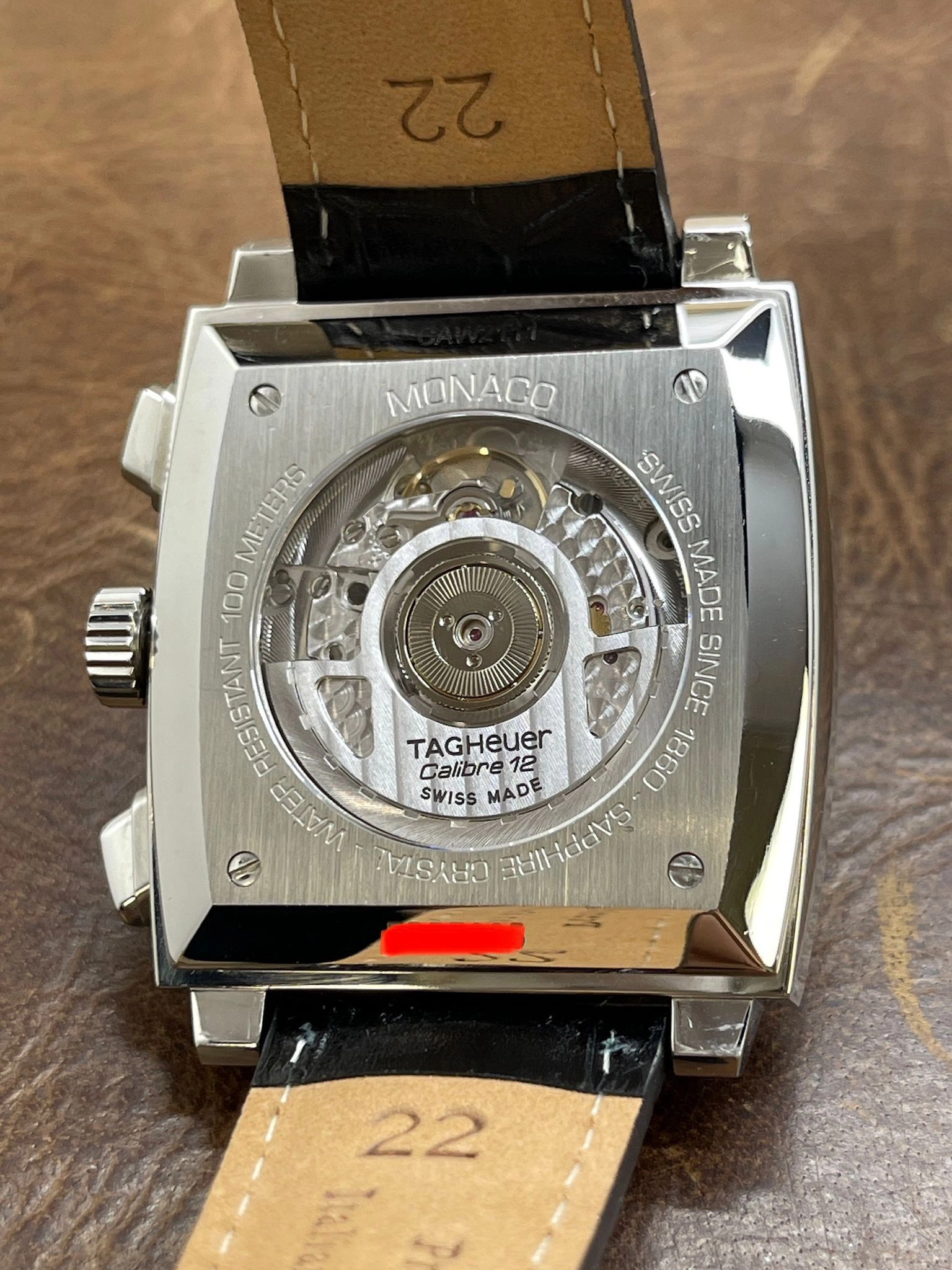 TAG Heuer Monaco Caliber 12 CAW2111 Blue Dial Automatic Men's Watch