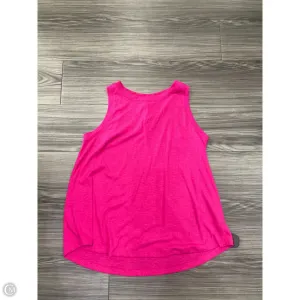 Tank Top By Time And Tru In Pink, Size: M