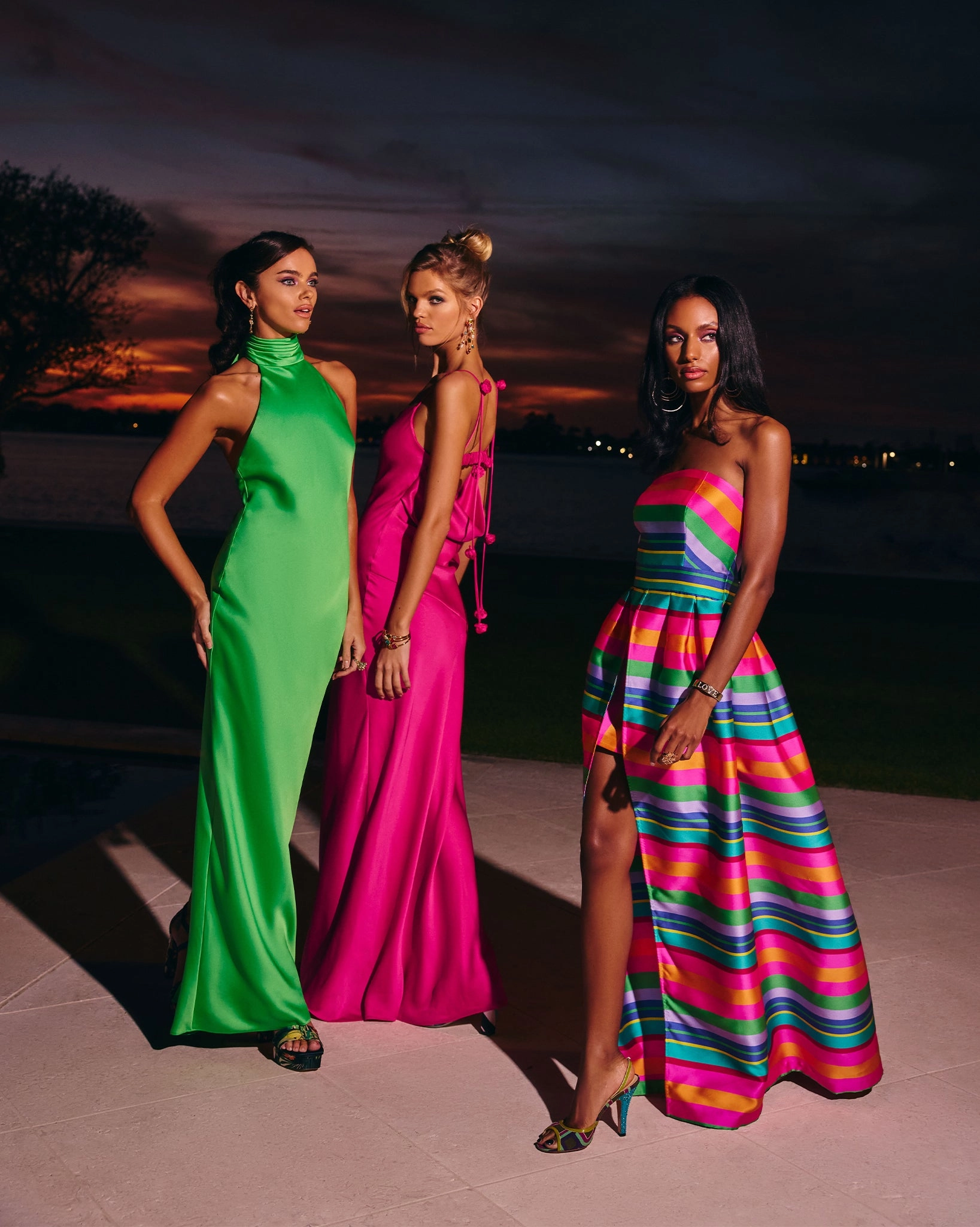 Tatiana High Neck Gown