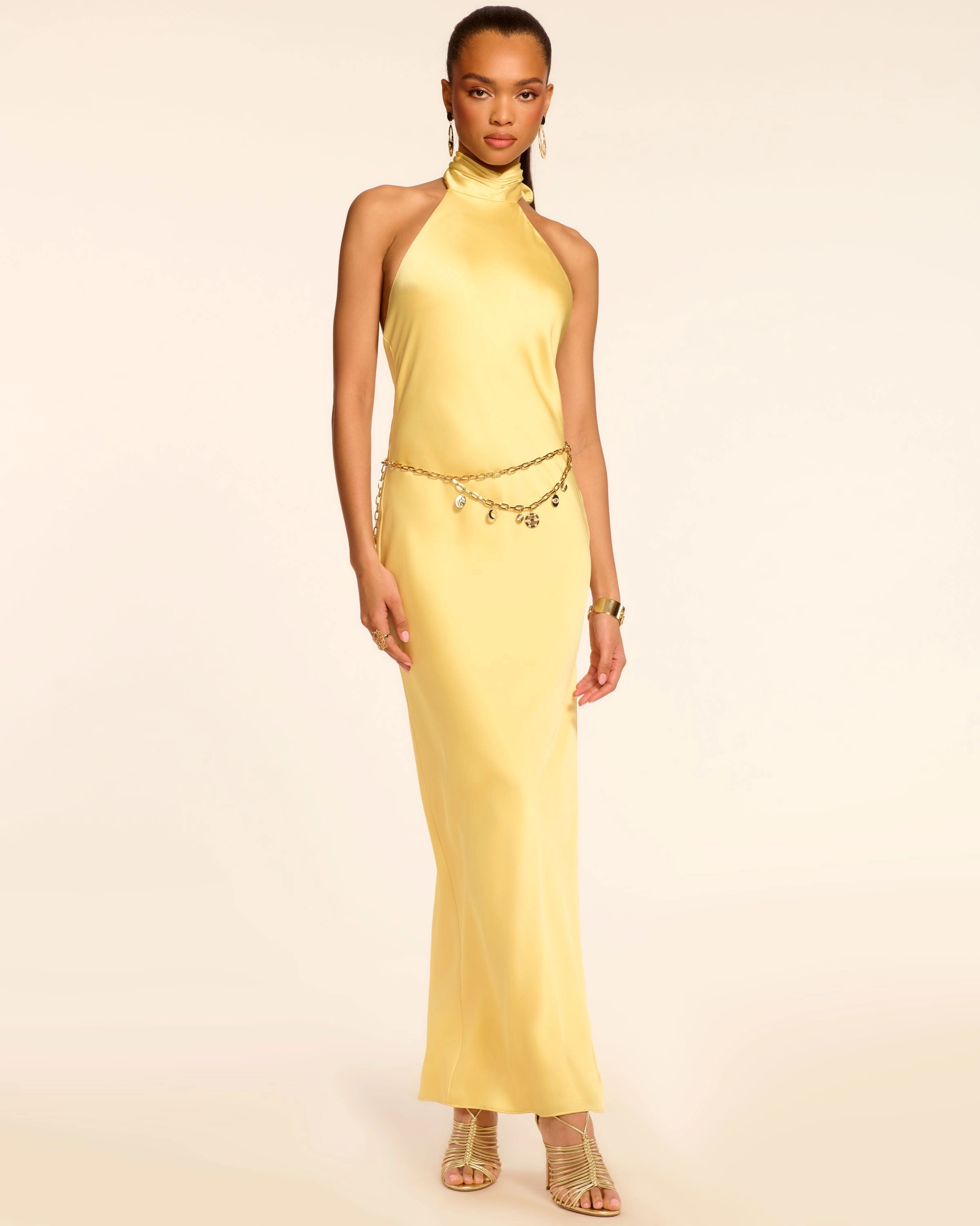 Tatiana High Neck Gown