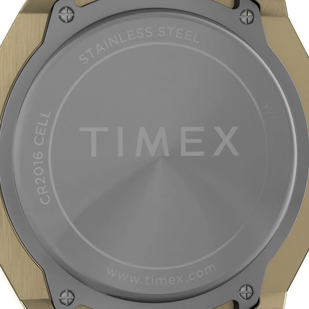 Timex 80 Digital 34mm Stainless Steel Band
