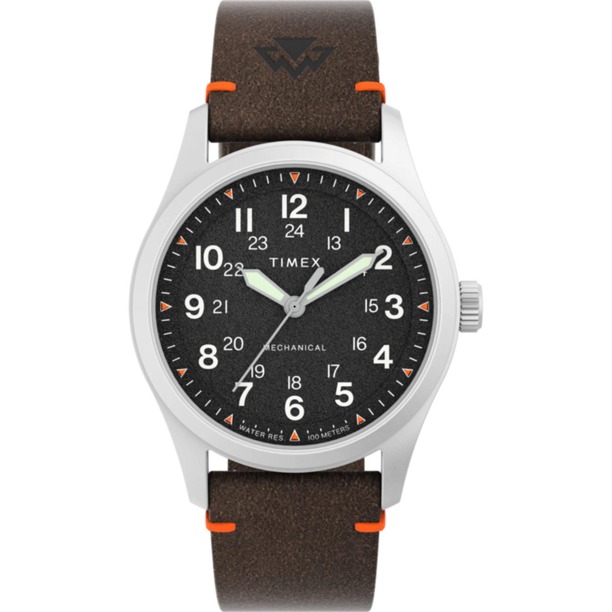 Timex Men's Watch - Expedition North Mechanical Brown Leather Strap | TW2V64300JR