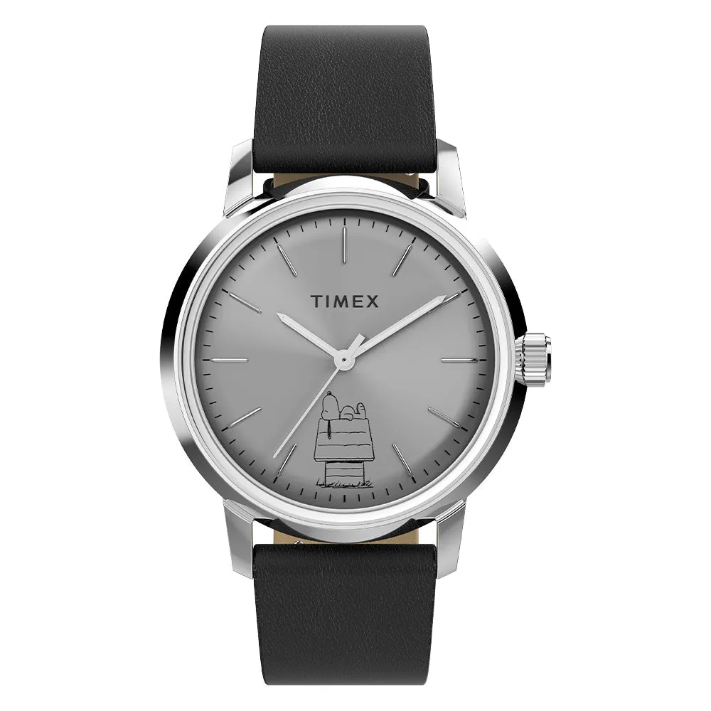 Timex X Peanuts® Marlin® 75Th Anniversary Edition Automatic 40mm Leather Band