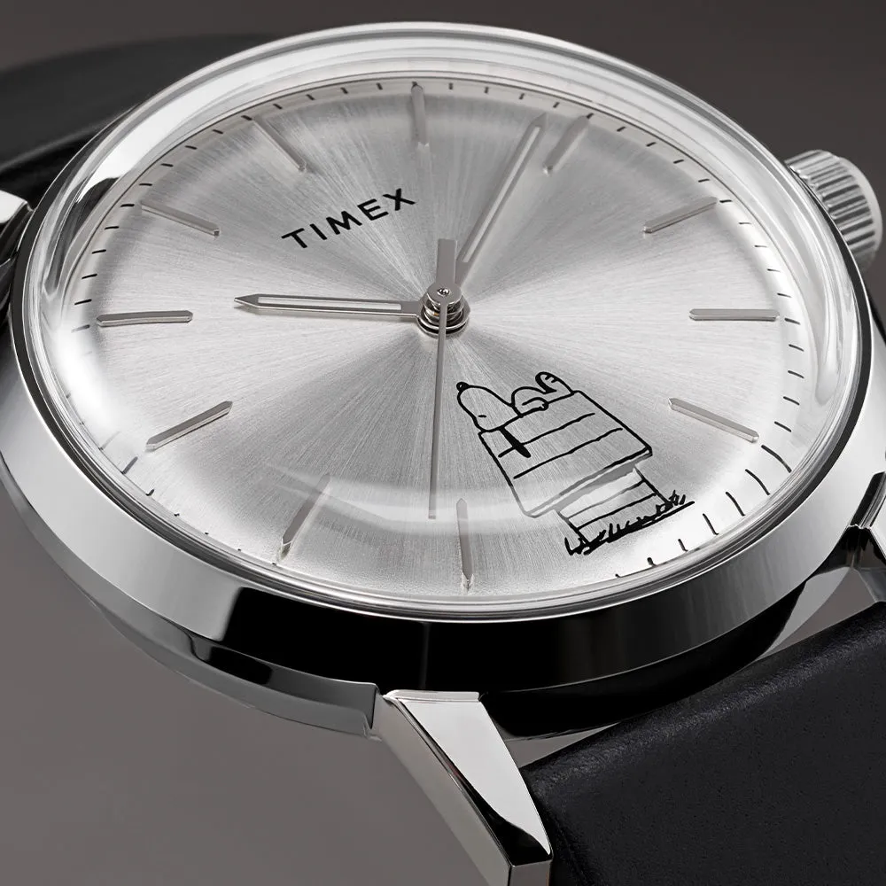 Timex X Peanuts® Marlin® 75Th Anniversary Edition Automatic 40mm Leather Band