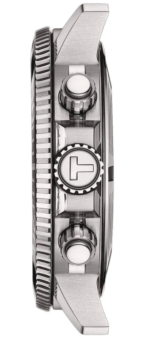 Tissot T-Sport Seastar 1000 Quartz Chronograph Green Dial Stainless Steel Mens Watch T120.417.11.091.01