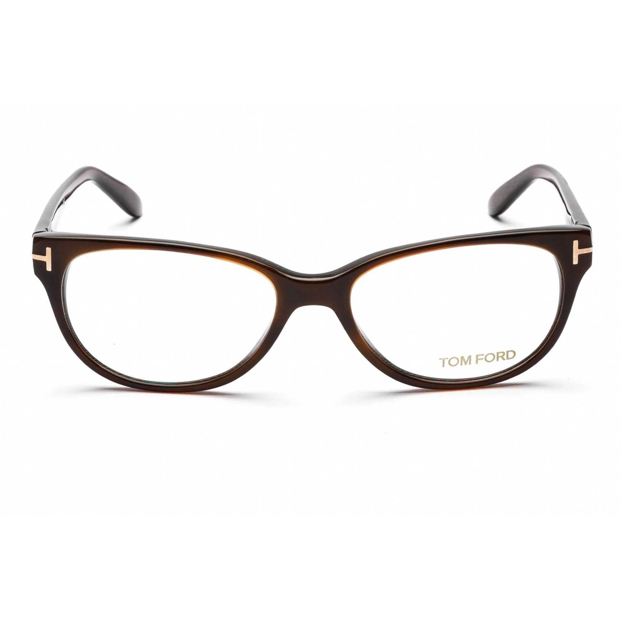 Tom Ford Women's Eyeglasses - Full Rim Cat Eye Dark Havana Acetate Frame | FT5292 052