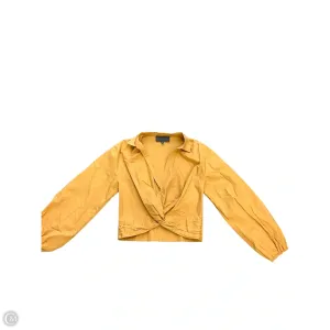 Top Long Sleeve By Sunday In Brooklyn In Gold, Size: M