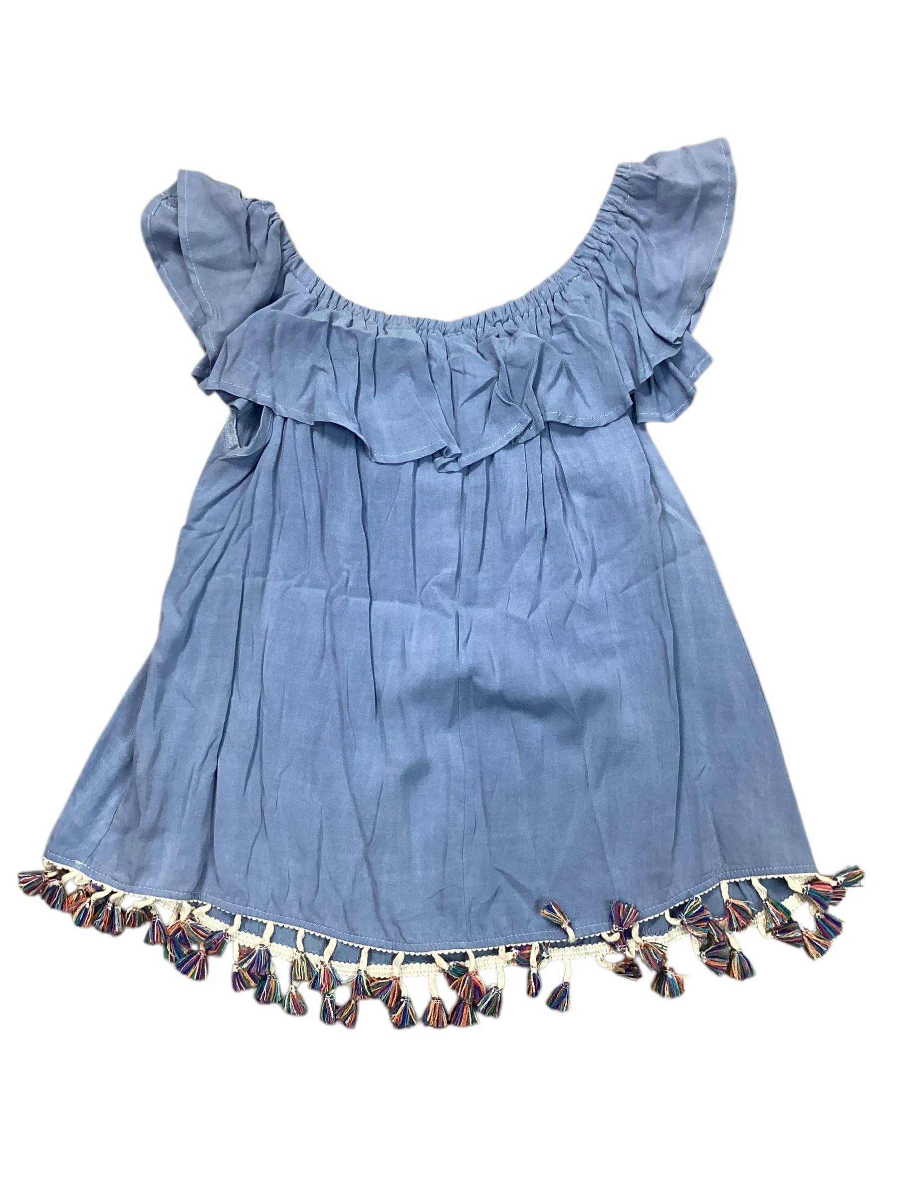 Top Sleeveless By Clothes Mentor In Blue, Size:M