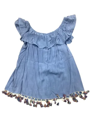 Top Sleeveless By Clothes Mentor In Blue, Size:M