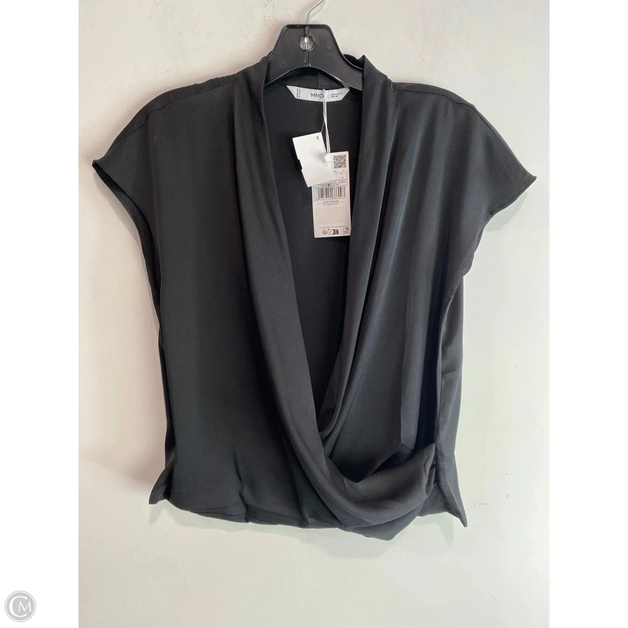 Top Sleeveless By Mng In Black, Size: S