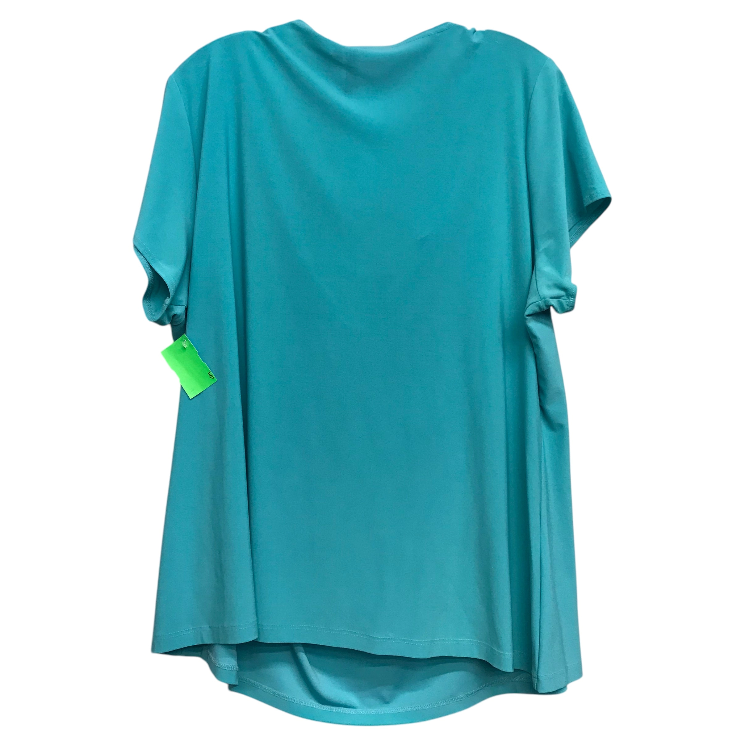 Top Ss By Susan Lawrence In Green, Size:2X