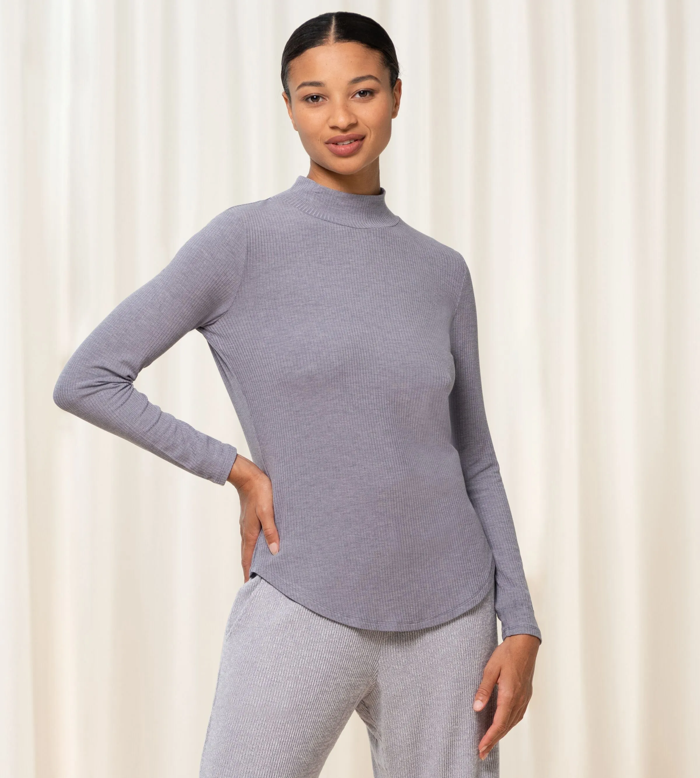 Triumph Climate Control Lsl Top Turtle Neck   Thermal Wide Trouser High Waist
