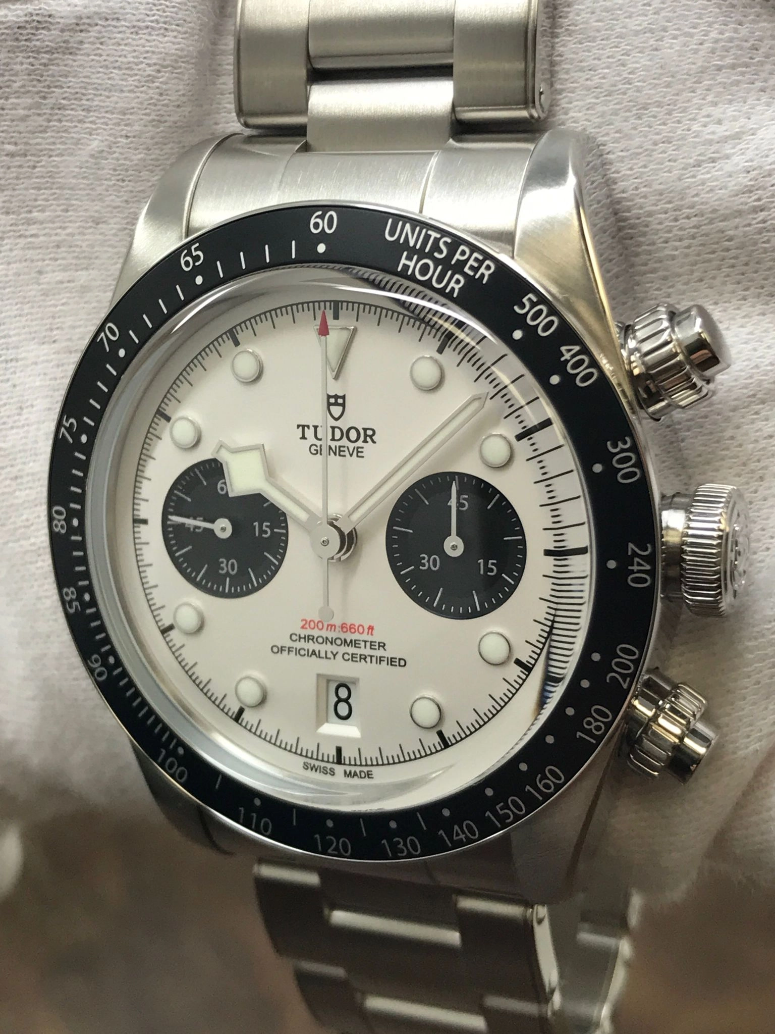 Tudor Black Bay Chrono 79360N White Panda Dial Automatic Men's Watch