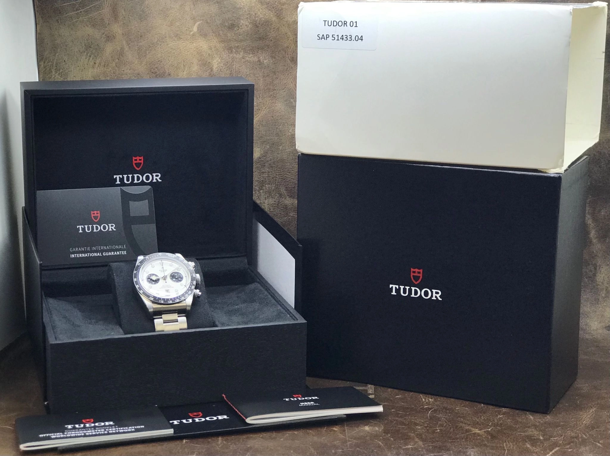 Tudor Black Bay Chrono 79360N White Panda Dial Automatic Men's Watch