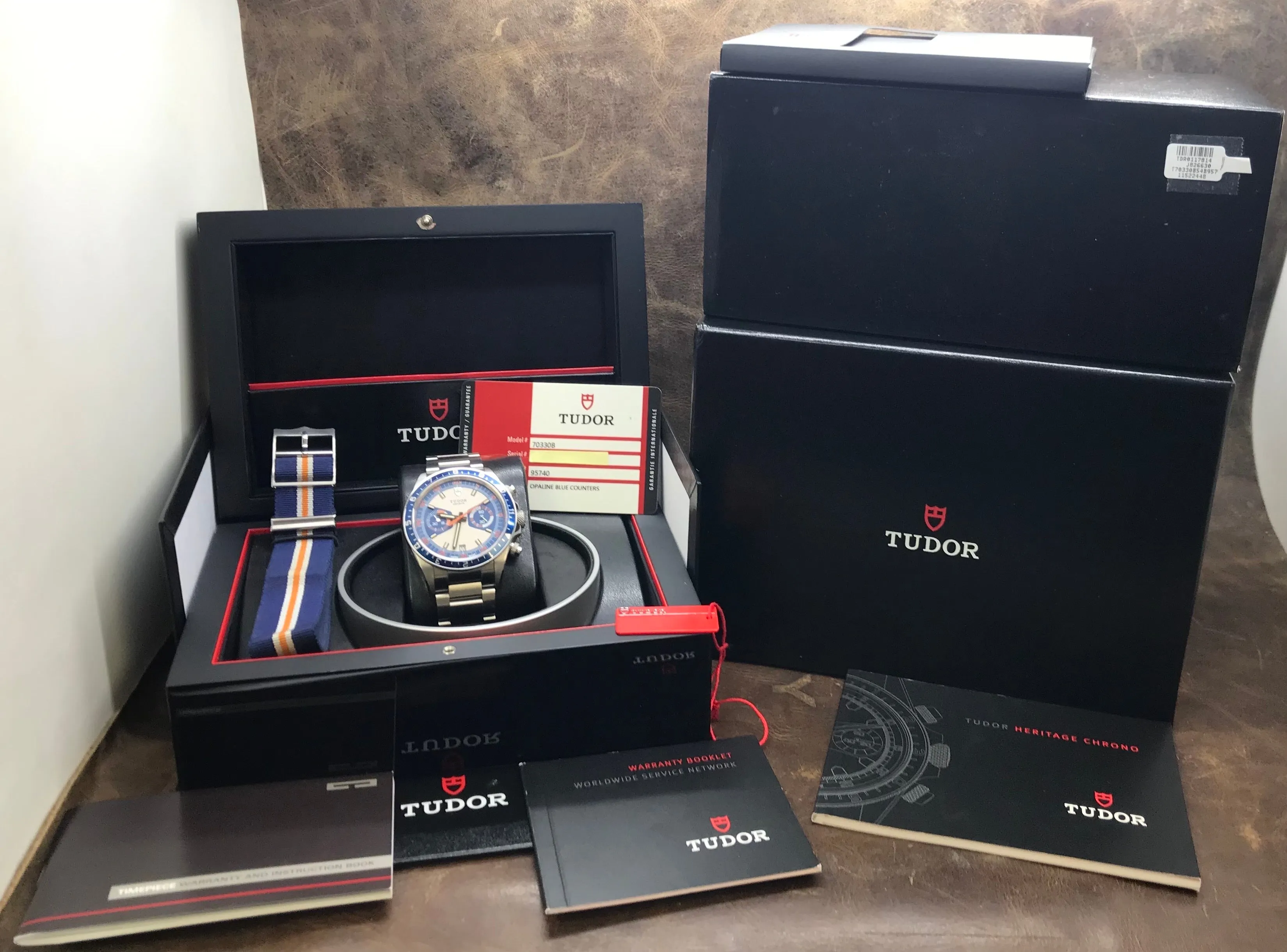Tudor Heritage Chrono 70330B Blue Dial Automatic Men's Watch