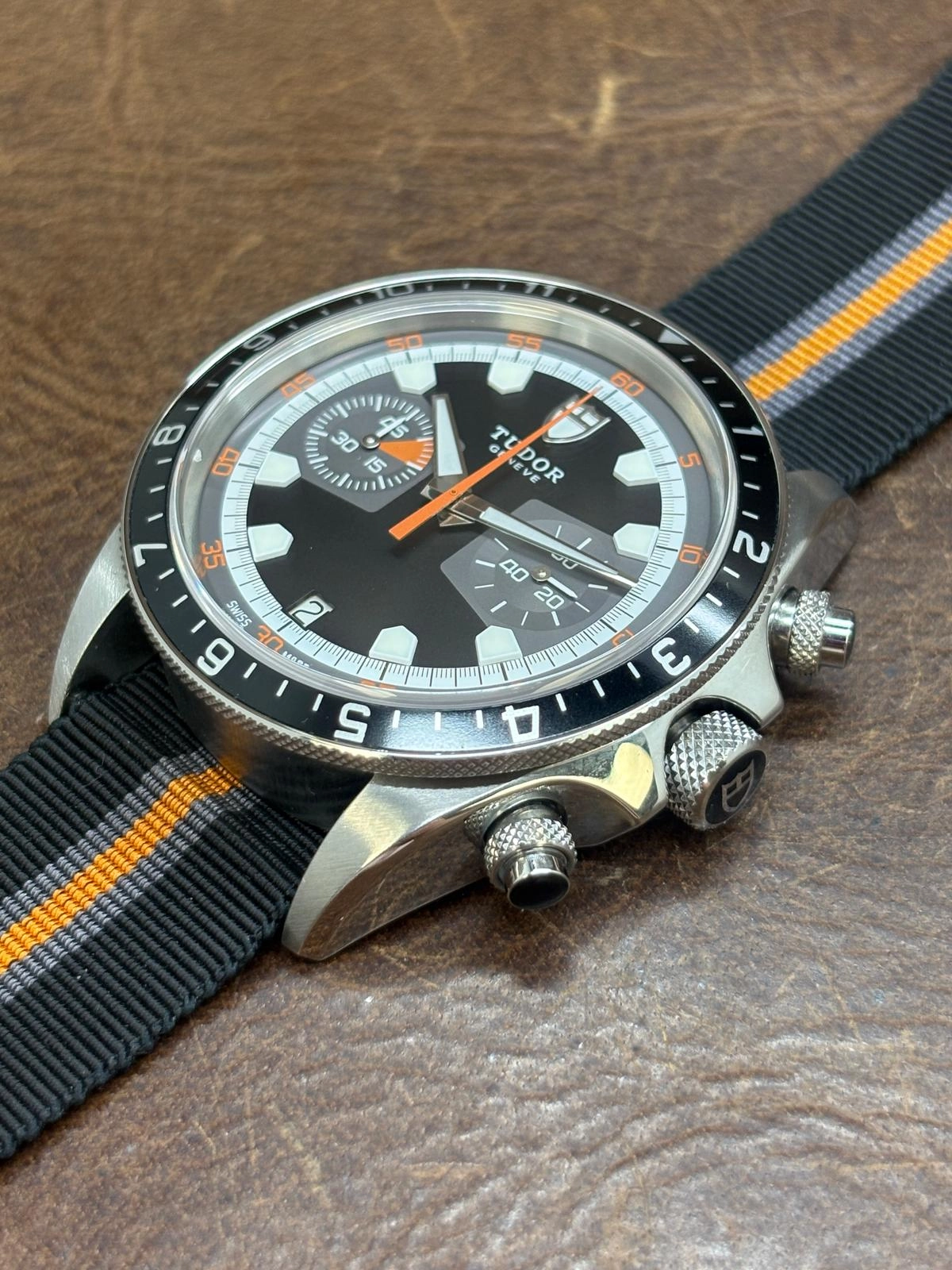 Tudor Heritage Chrono 70330N Black Dial Automatic Men's Watch