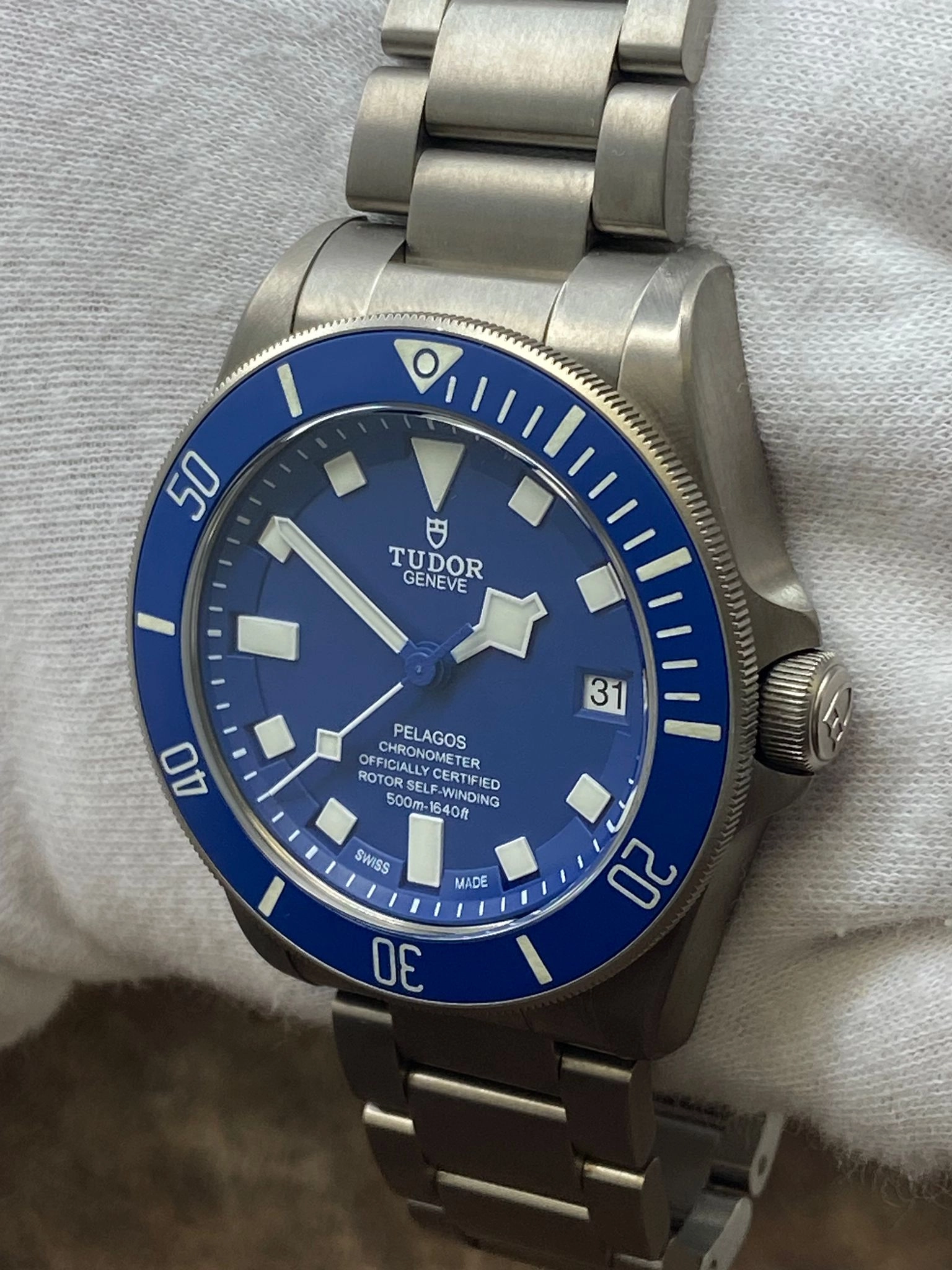 Tudor Pelagos 25600TB Blue Dial Automatic Men's Watch