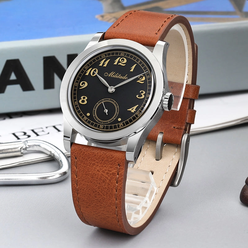 ★US Pre-Owned★Militado 36mm Classic Modern VD78 Quartz Watch