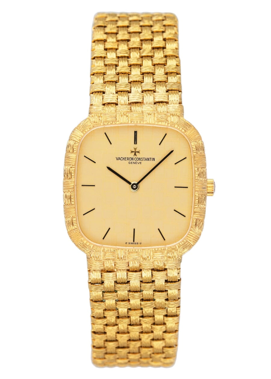 Vacheron Constantin 39047 Champagne Dial 18K Yellow Gold Mens Watch