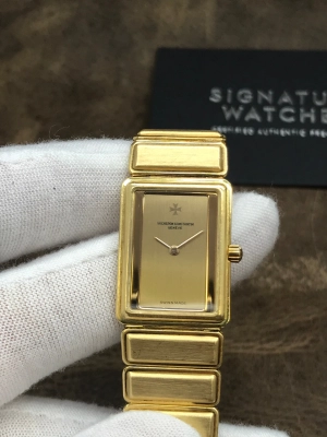 Vacheron Constantin Harmony 18K Harmony 61201 Champagne Dial Quartz Women's Watch