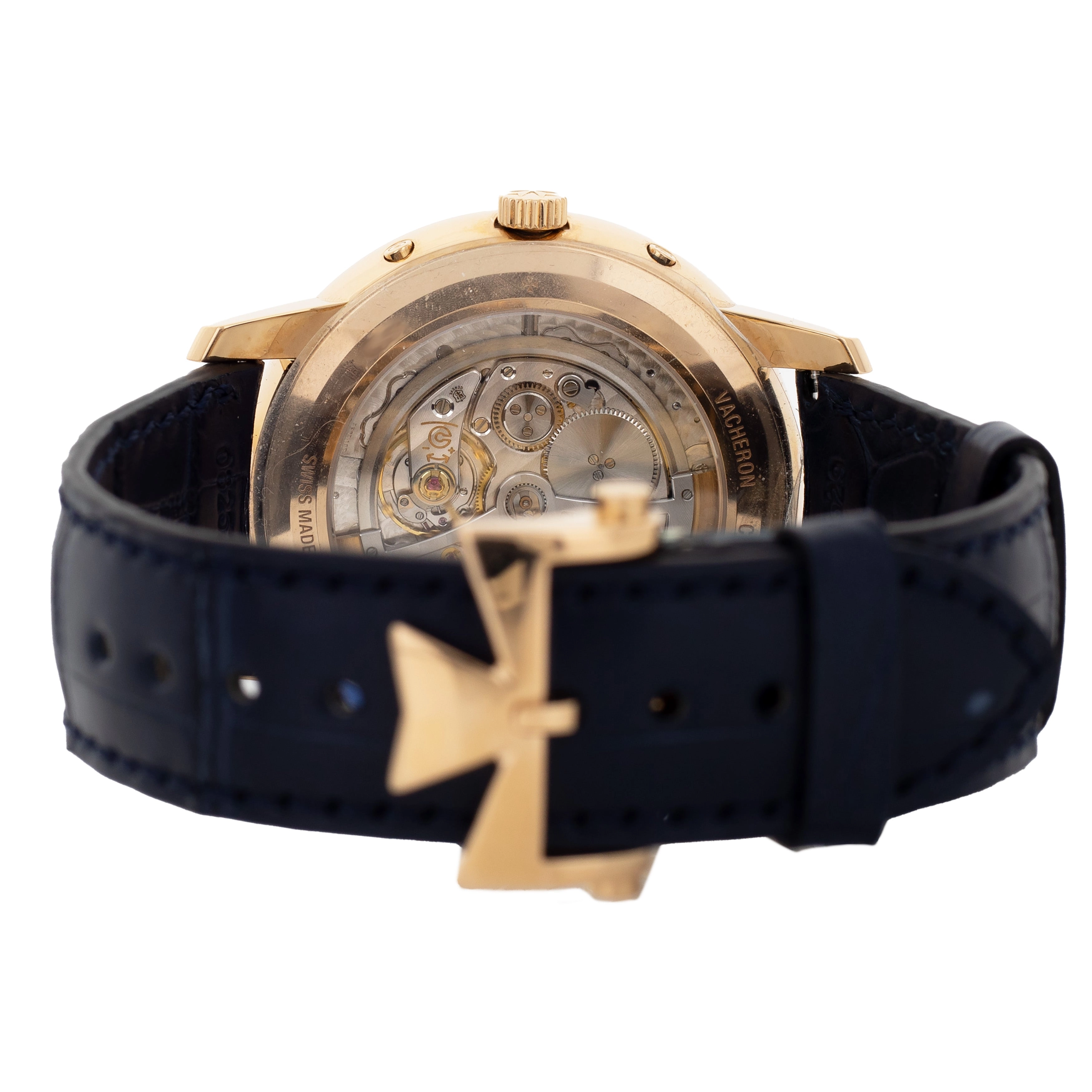Vacheron Constantin Patrimony Perpetual Calendar Ultra-Thin Rose Gold Blue Dial 41mm 43175/000R-B519