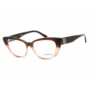 Versace Women's Eyeglasses - Transparent Brown Gradient Plastic Frame | 0VE3286 5332