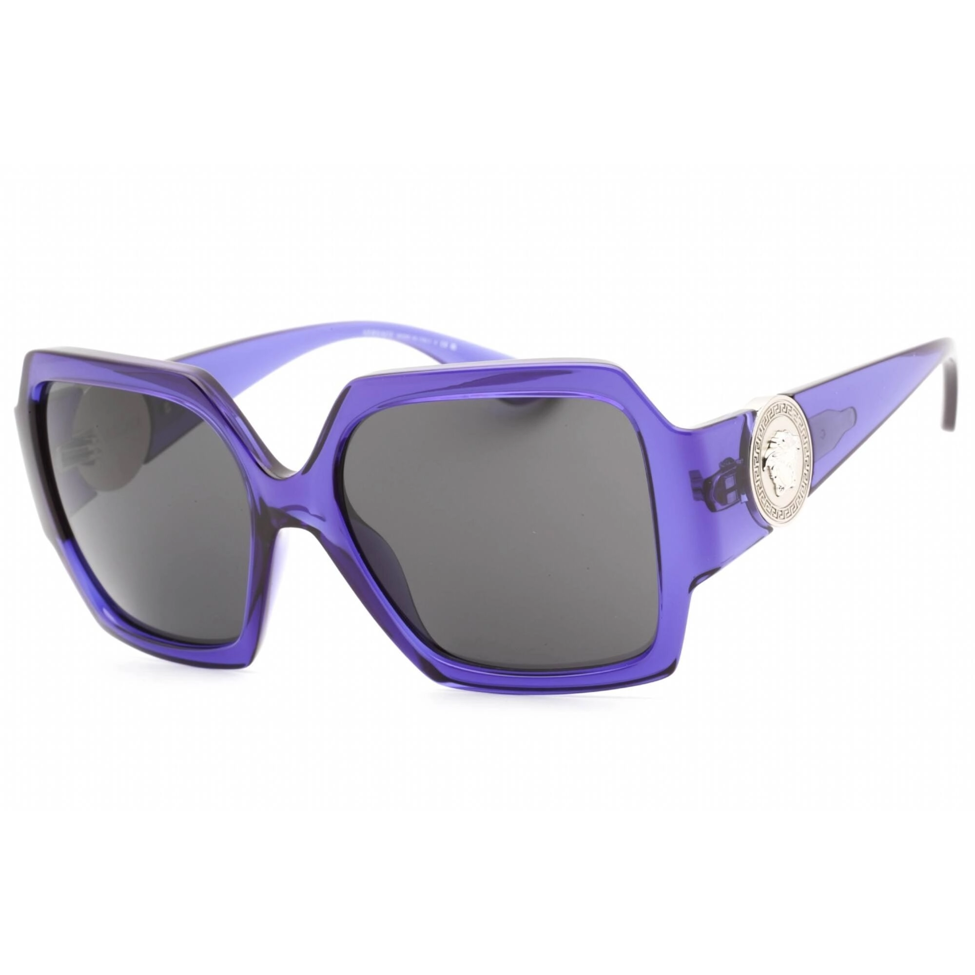 Versace Women's Sunglasses - Violet Plastic Frame Dark Grey Lens | 0VE4453 541987