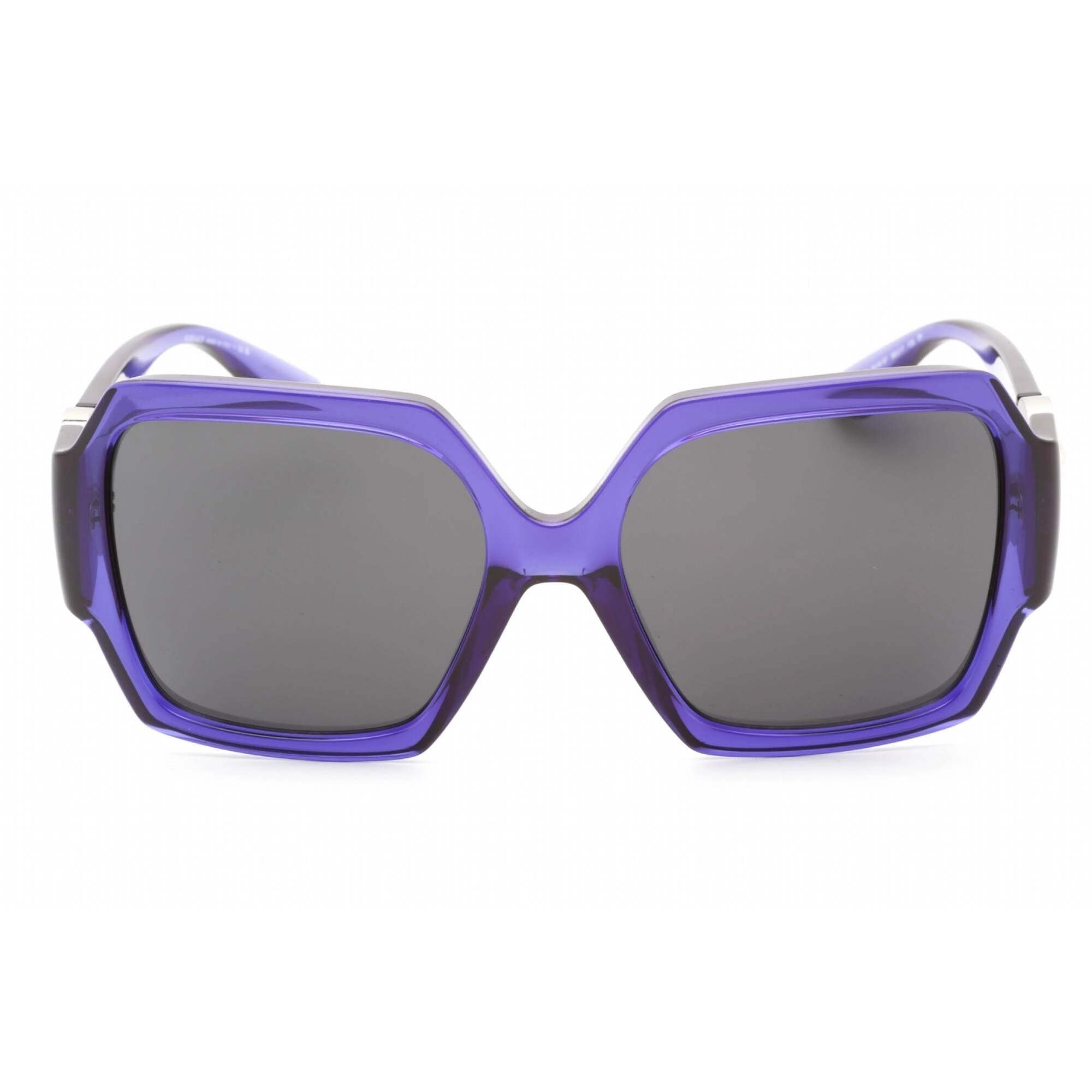Versace Women's Sunglasses - Violet Plastic Frame Dark Grey Lens | 0VE4453 541987