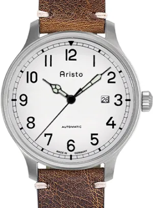 Vintage Marine Grey 42 Leather 3H215A - Sapphire