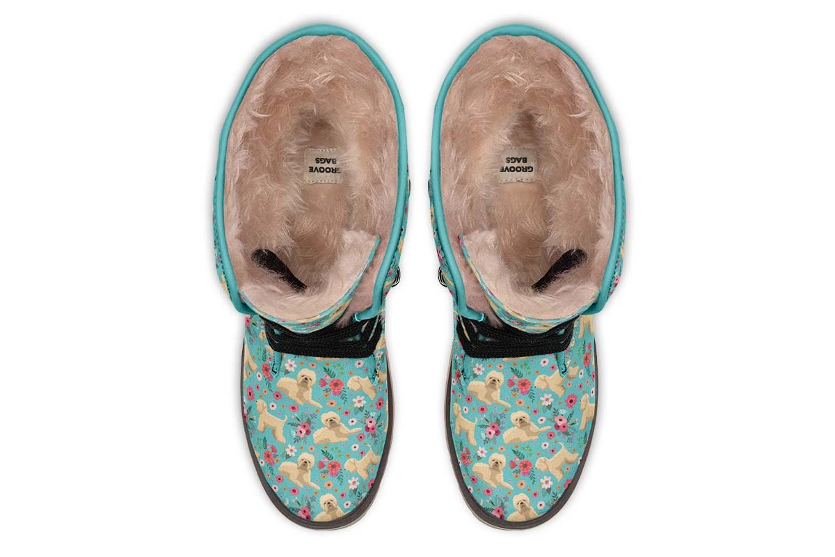 Wheaten Terrier Flower Polar Vibe Boots