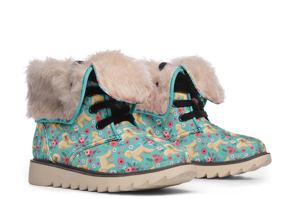Wheaten Terrier Flower Polar Vibe Boots
