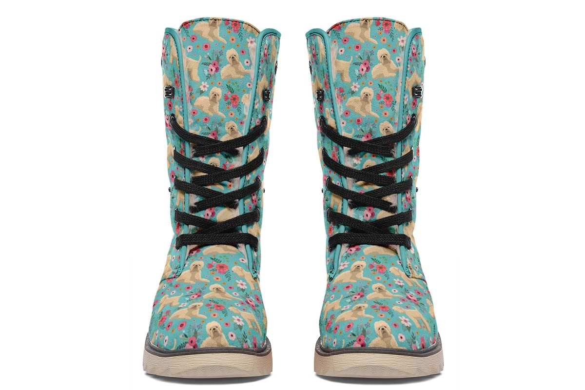 Wheaten Terrier Flower Polar Vibe Boots
