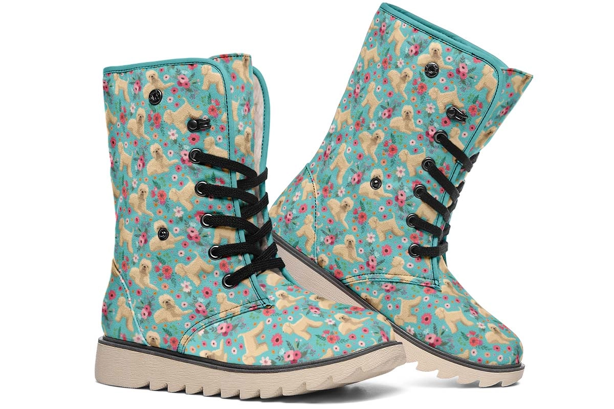 Wheaten Terrier Flower Polar Vibe Boots