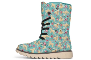 Wheaten Terrier Flower Polar Vibe Boots