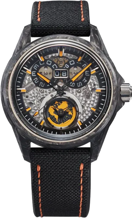 Zelos Spearfish Dual Time TI Carbon Supernova