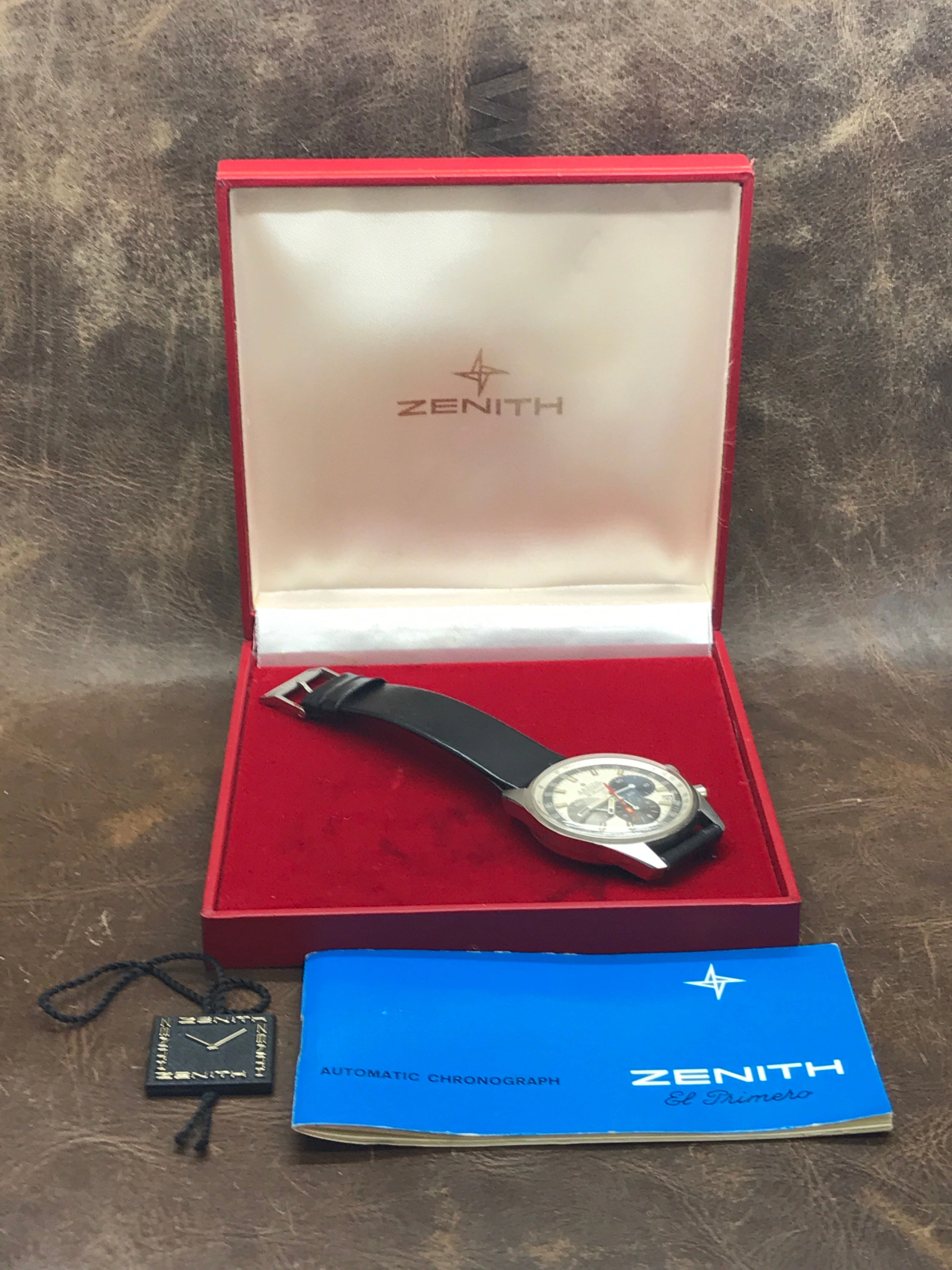 Zenith El Primero A386 White Tri-Color Dial Automatic Men's Watch